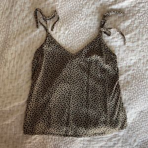 Abercrombie & Fitch cheetah print spaghetti strap tank size small